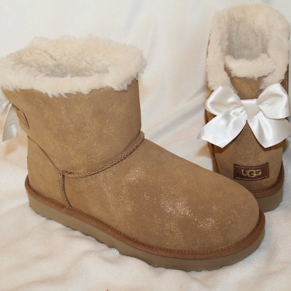 UGG Shoes - NEW UGG WOMEN'S BAILY BOW‎ MINI BOOTS